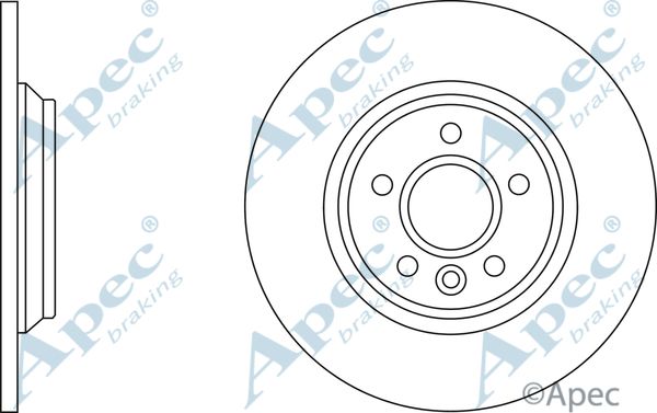 APEC BRAKING Bremžu diski DSK2621